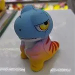 Gniotka dinozaur squeeze toy niebiesko-pomarańczowy