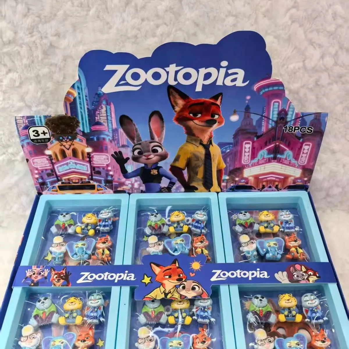 Zabawki Zootopia Figurki 4PCS 3+