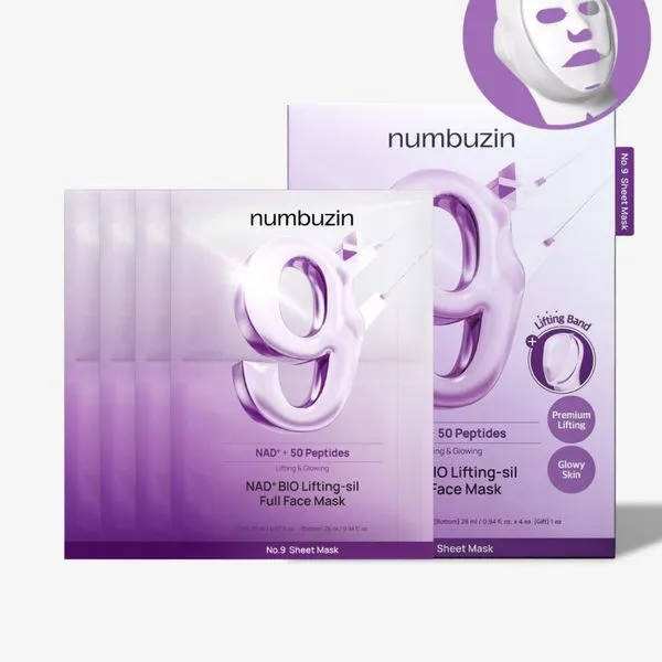 Numbuzin NAD+ Bio Lifting Glow Face Sheet Mask 50ml