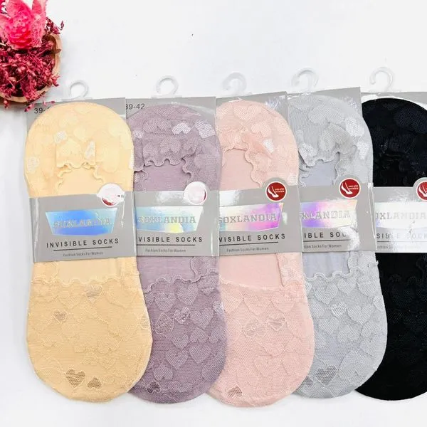 Skarpetki damskie invisible HULANDIA rozmiar 37-42, 5 par