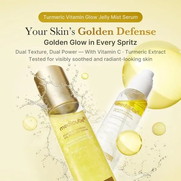 Serum Medicube Turmeric Vitamin Glow Jelly Mist Serum