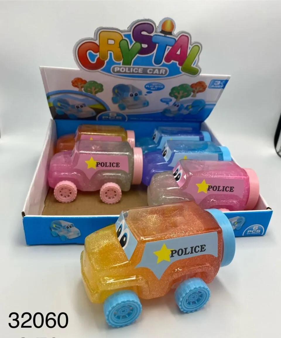 Zabawka Slime Police Car - Kryształowy Glut w Autku, 12 szt.