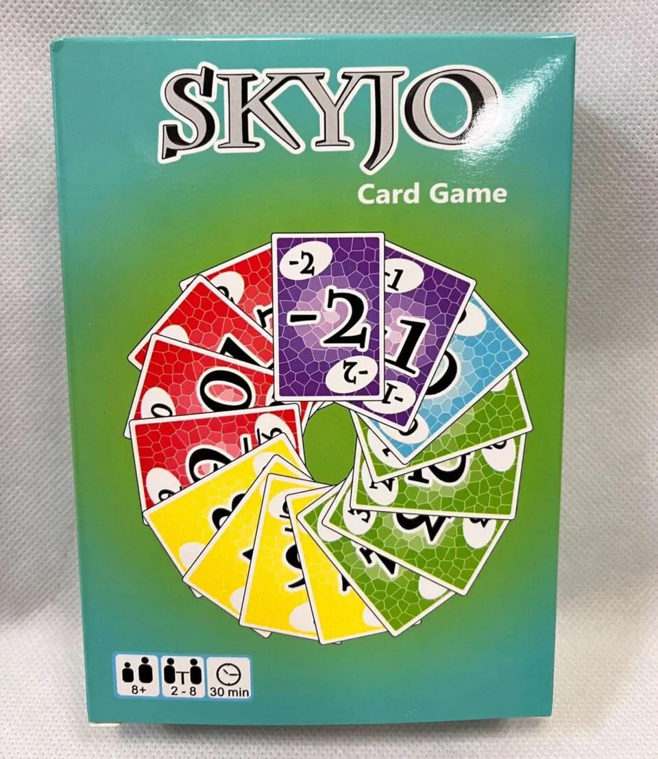 Karty Skyjo Gra Karciana 8+ 2-8 Osób
