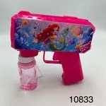 Pistolety Bubble Gun Różowe z Motywem Syrenki