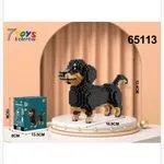 Klocki 836PCS Pies Jamnik Balody 65113 13x16.9cm