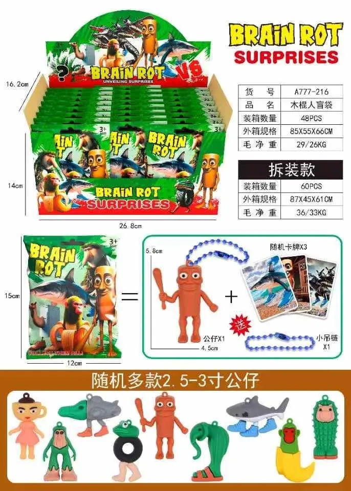 Zabawki Brain Rot Surprise Figurki Blind Bag 24 szt.