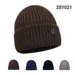 Czapka Zimowa Męska Prążkowana z Naszywką RZG Mix Kolorów