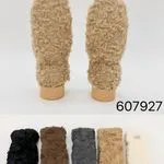 Rękawiczki Damskie Futrzane Jednopalcowe Teddy Mix Kolorów 12 par