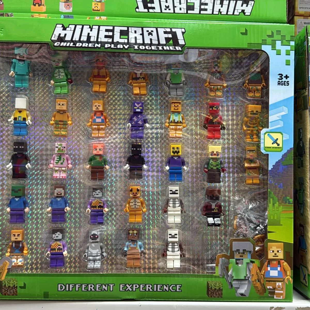 Zestaw figurek Minecraft 36PCS - mini figurki z akcesoriami