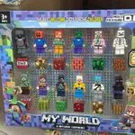 Figurki Minecraft My World 24PCS Zestaw Klocki DIY