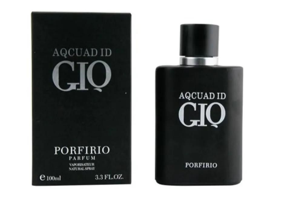 Perfumy męskie Aquad ID Gio Porfirio 100ml Czarny Flakon