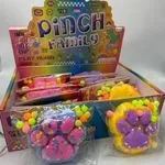 Zabawki Squeeze Pinch Family - Gniotek Łapa Kota z Brokatem