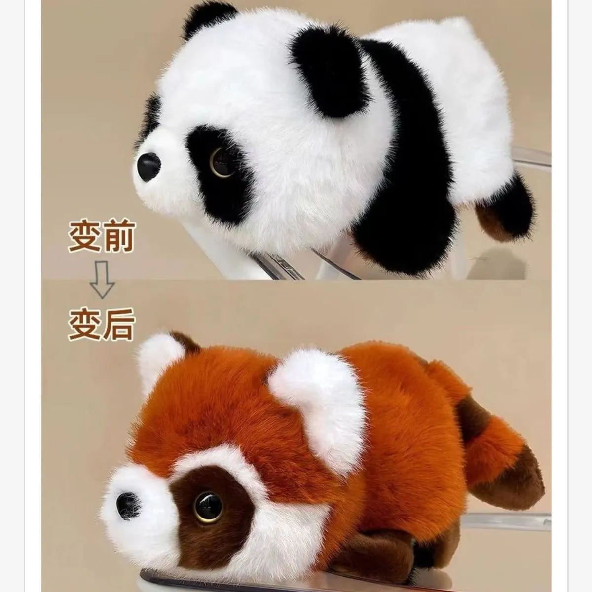 Brelok Zabawka Panda i Panda Czerwona