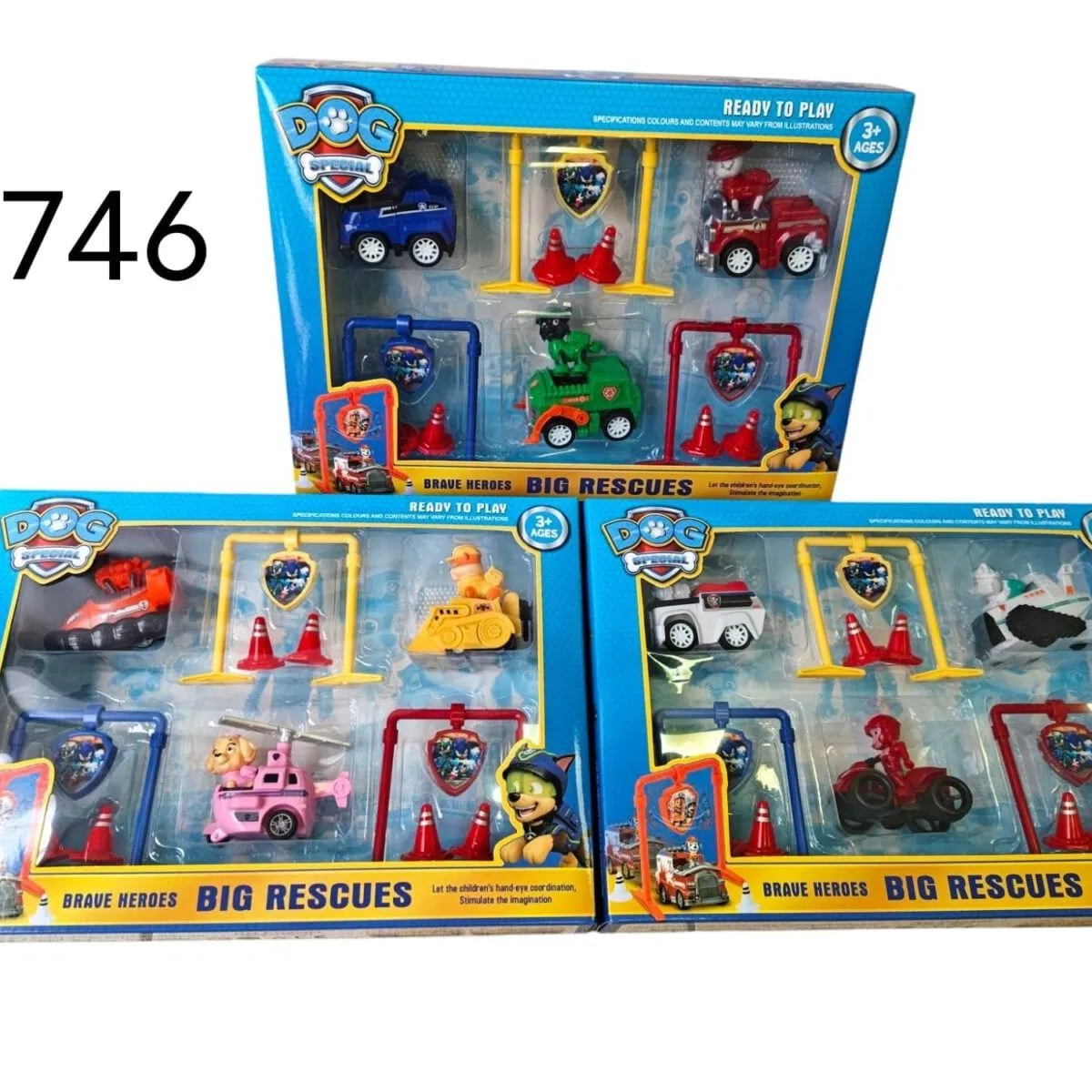 Figurki Psi Patrol Brave Heroes Big Rescues 67446