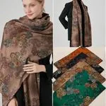 Szaliki damskie viscose, cotton, wool mix 12 szt