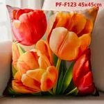 Poszewki na poduszkę 45x45 cm tulipany PF-F123