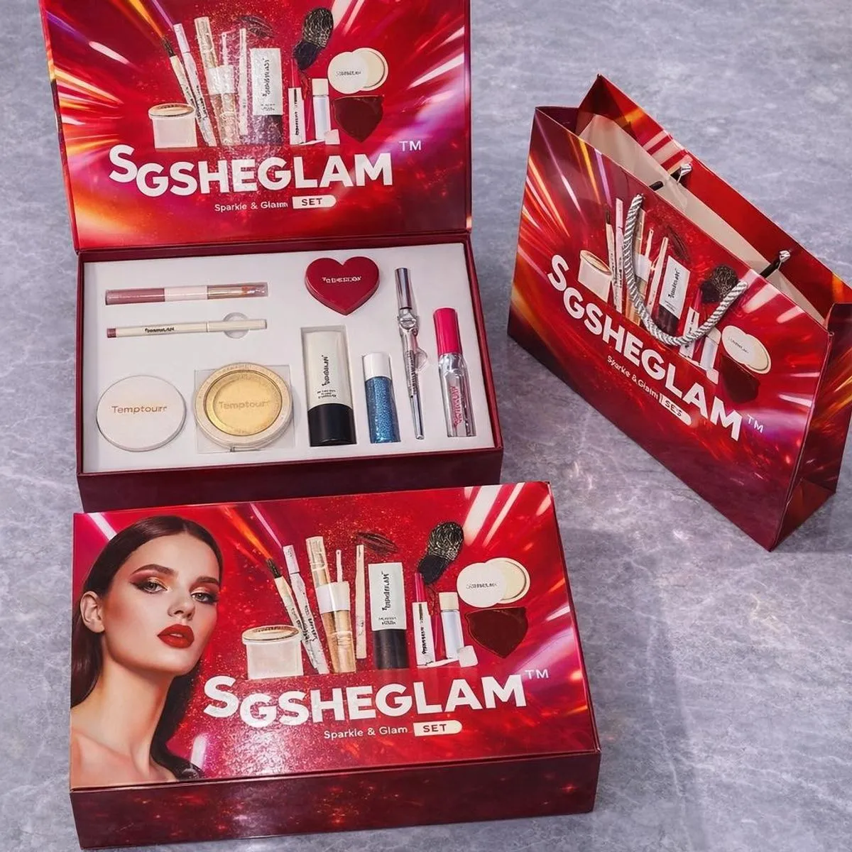Zestaw do makijażu SGSHEGLAM w pudełku