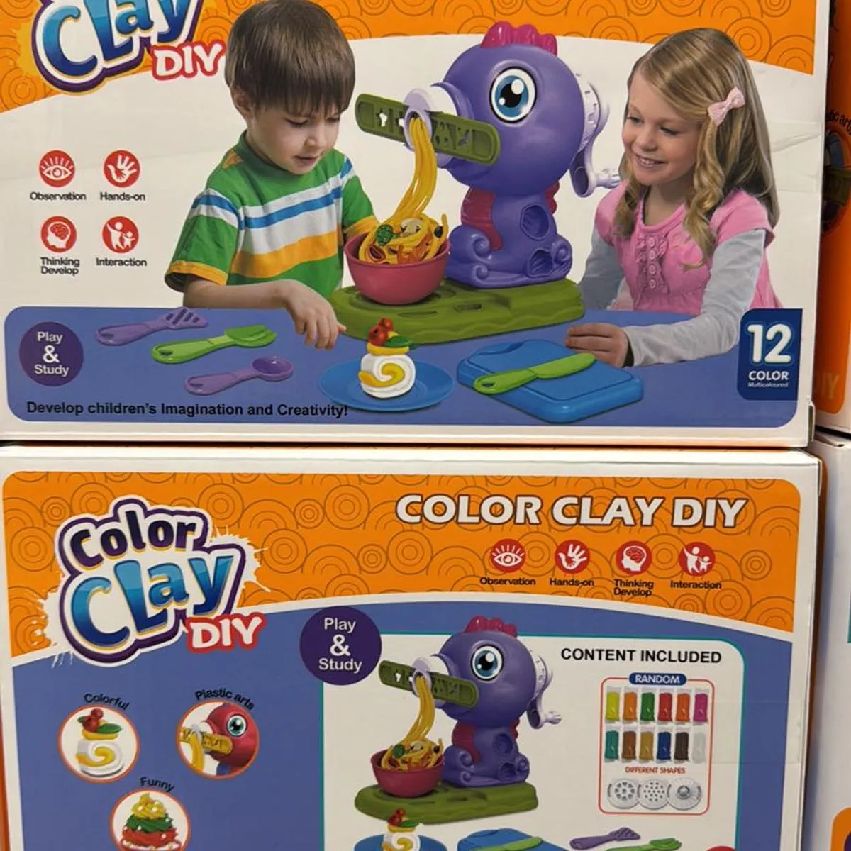 Zabawki Color Clay DIY 3+ z masą plastyczną