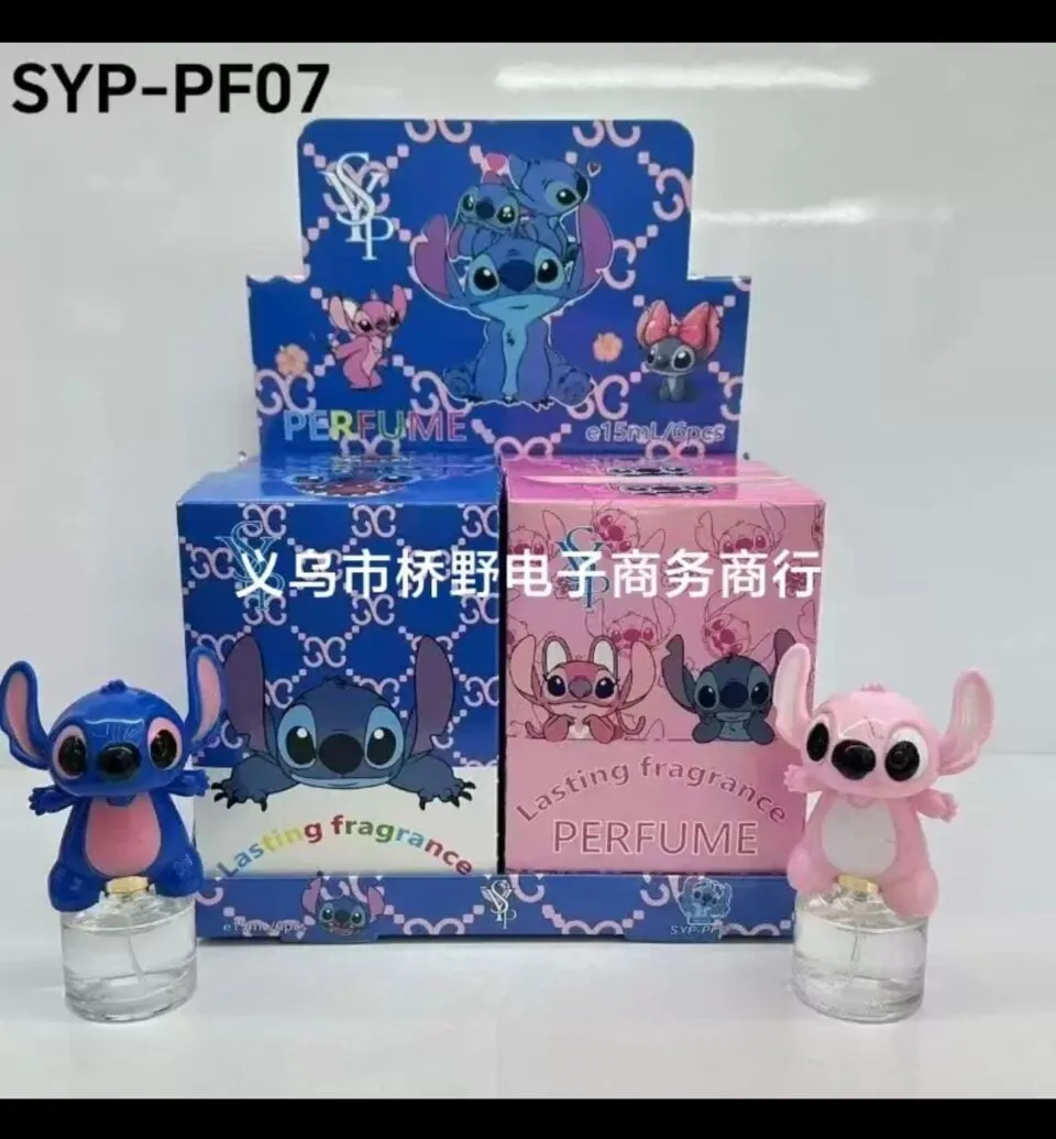 Perfume Stitch Lilo & Stitch dla Dzieci 15ml z Figurką - Zestaw 12 szt