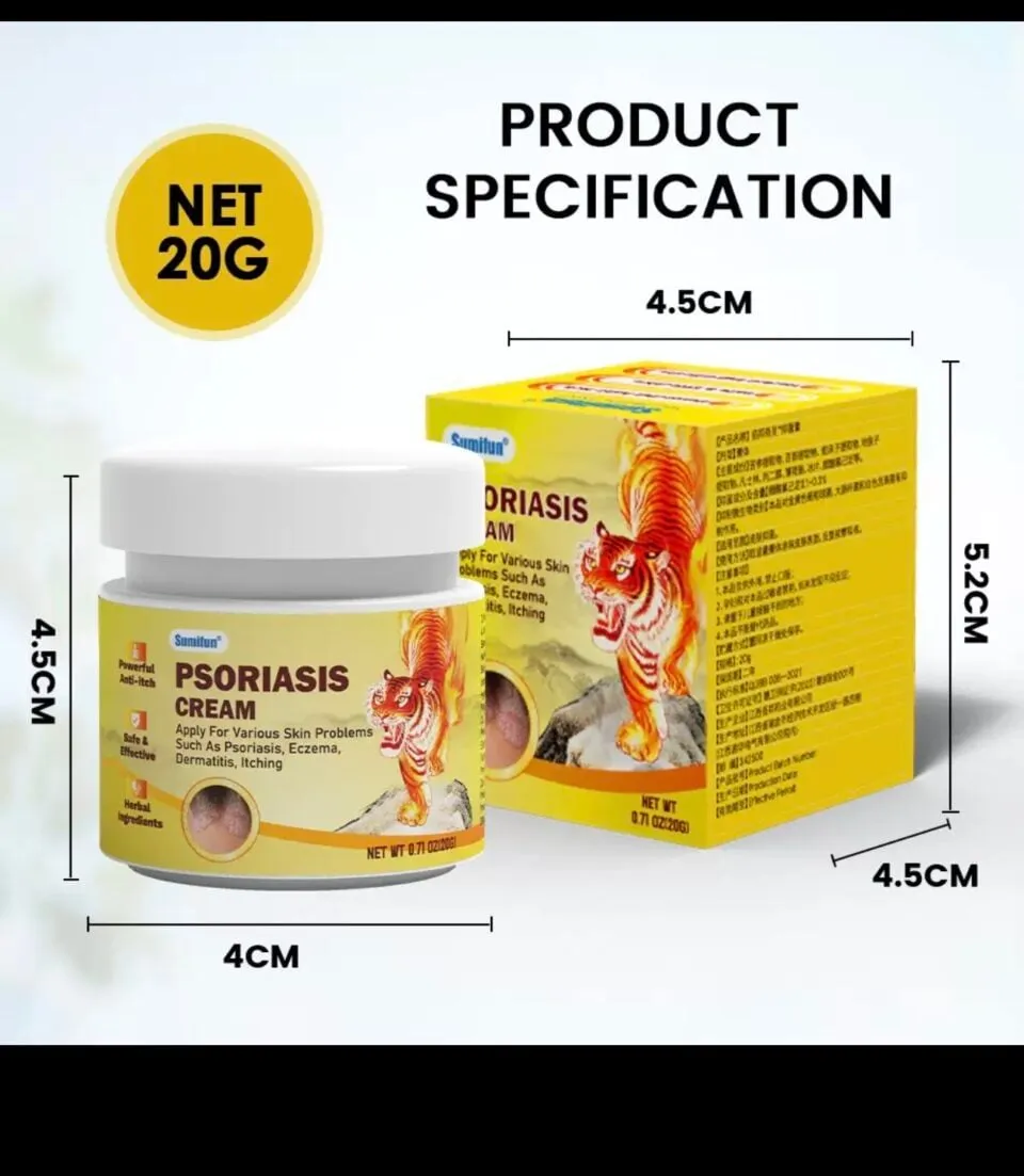 Krem na Łuszczycę Sumifun Psoriasis 20g - Maść Ziołowa na Egzemę