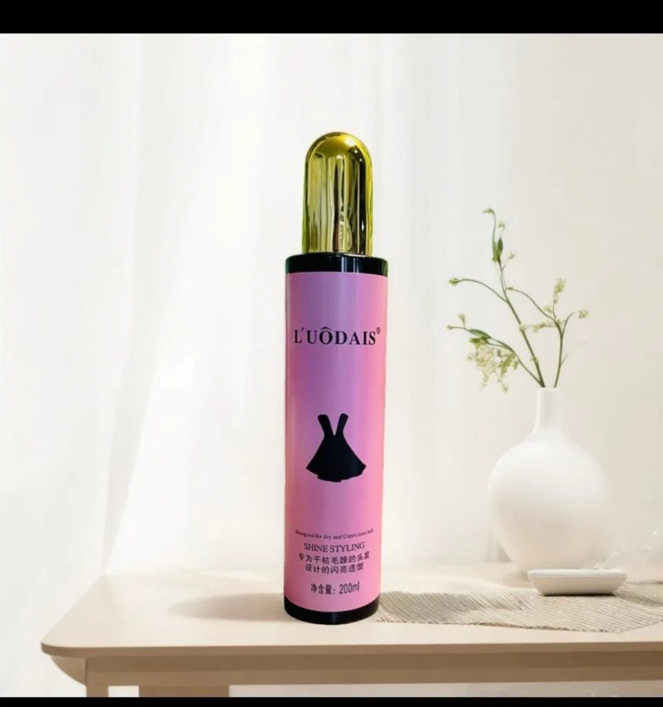 Spray do Włosów 200ml L'UÔDAIS Shine Styling Różowy
