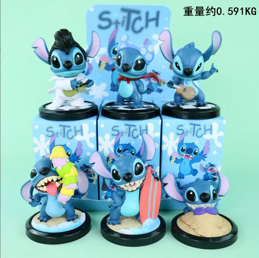Figurki Stitch - Zestaw Kolekcjonerski 6 szt.