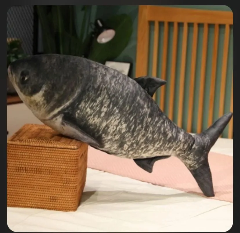 Maskotka Pluszowa Ryba 60cm - Realistyczny Pluszak Fotodruk