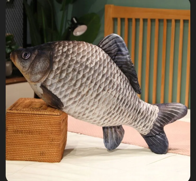 Maskotka Pluszowa Ryba Karaś 60cm - Realistyczna Poduszka