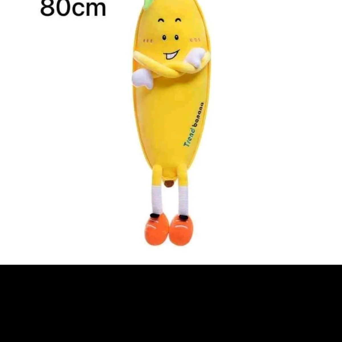 Maskotka Pluszowa Banan 80cm Trend Banana Żółta WQ012