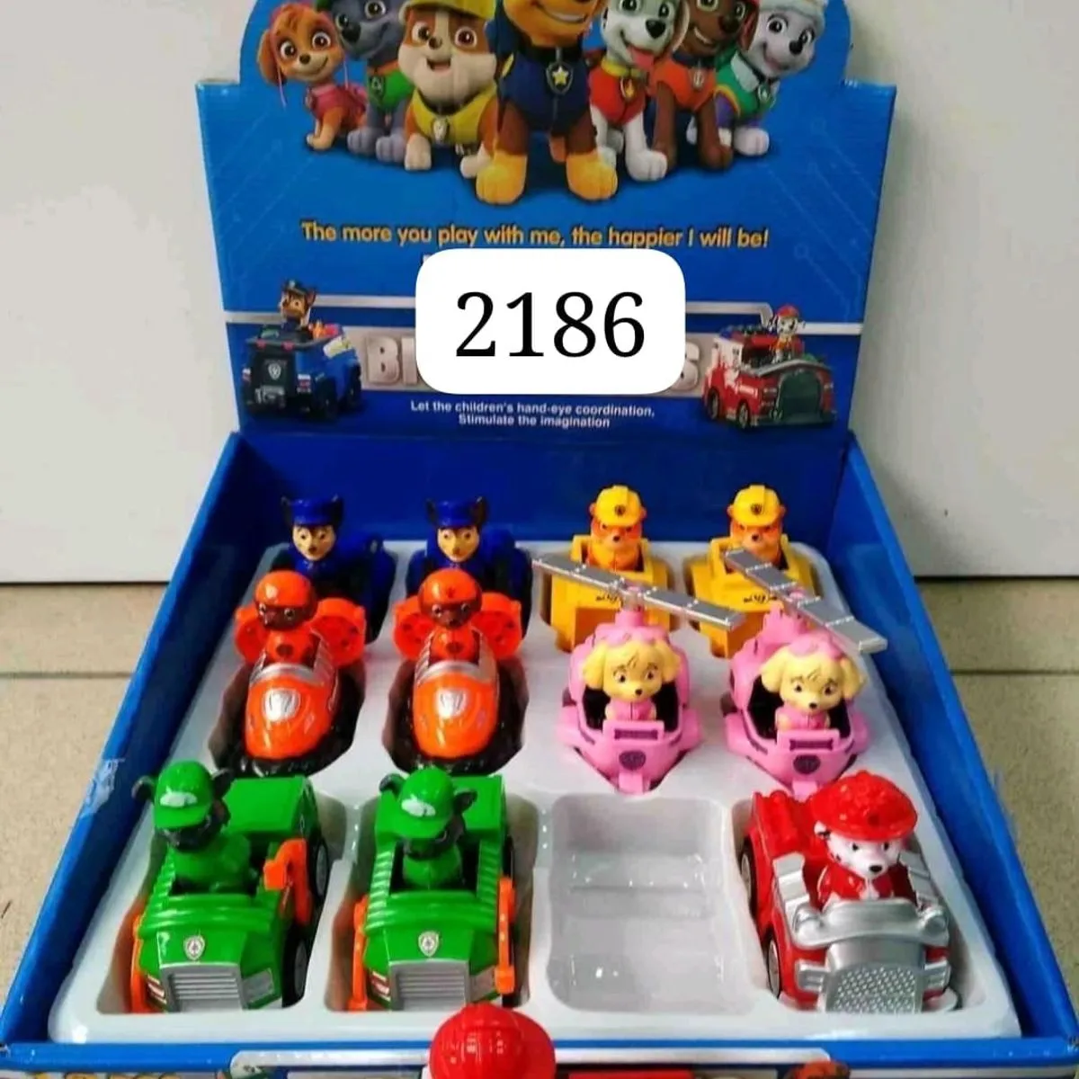 Psipatrol Brave Heroes - Zestaw 12 szt. Pojazdy z Figurkami