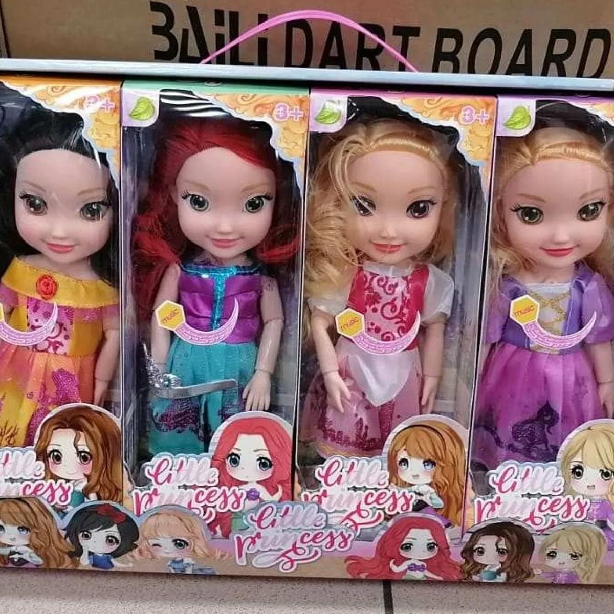 Lalka z Muzyką Little Princess - Zestaw 6 szt. Mix Kolorów