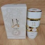 Perfumy Yara Lattafa 100ml EDP Biało-Złoty Flakon
