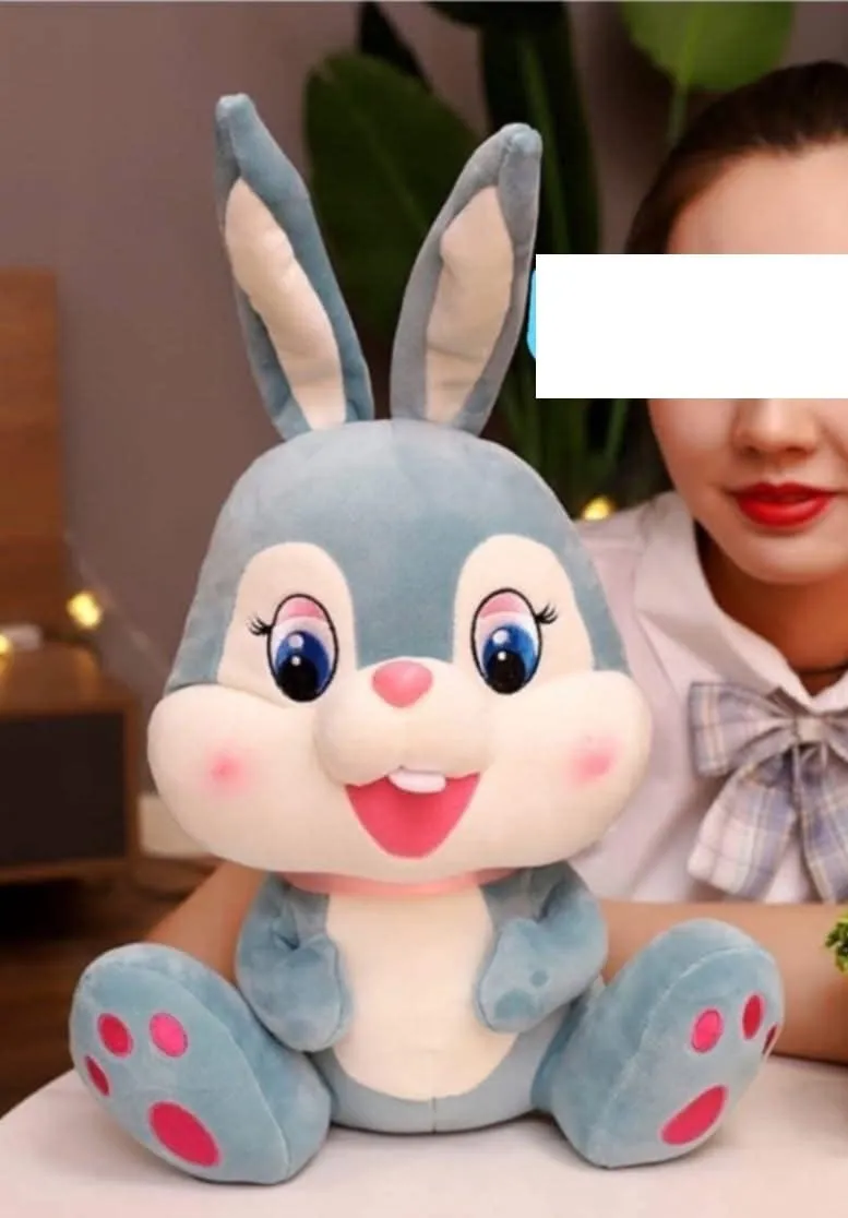 Maskotka Pluszowa Królik Niebieski 50cm - Duży Pluszak