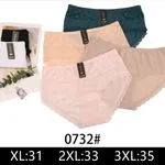Majtki damskie koronkowe 0732 XL/31 2XL/33 3XL/35