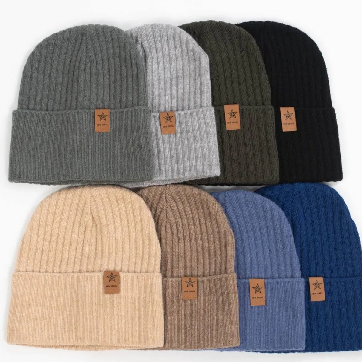 Czapki damskie dzianinowe beanie 10 kolorów