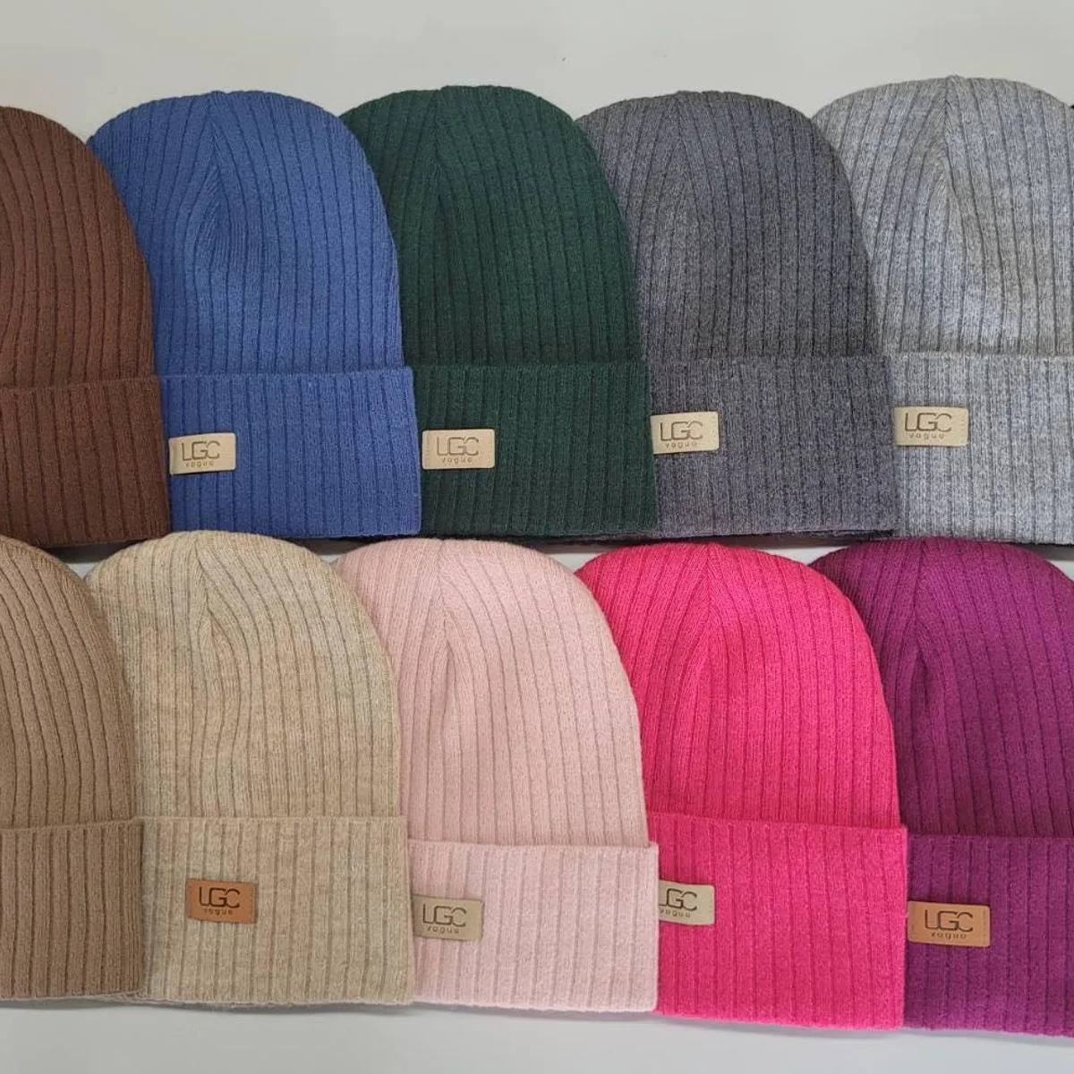 Czapki damskie dzianinowe beanie różne kolory