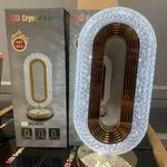 Lampka nocna LED Crystal Lamp PC-4225 kształt litery O
