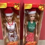 Lalka świąteczna Barbie 3+ w sukience renifera, 2 warianty