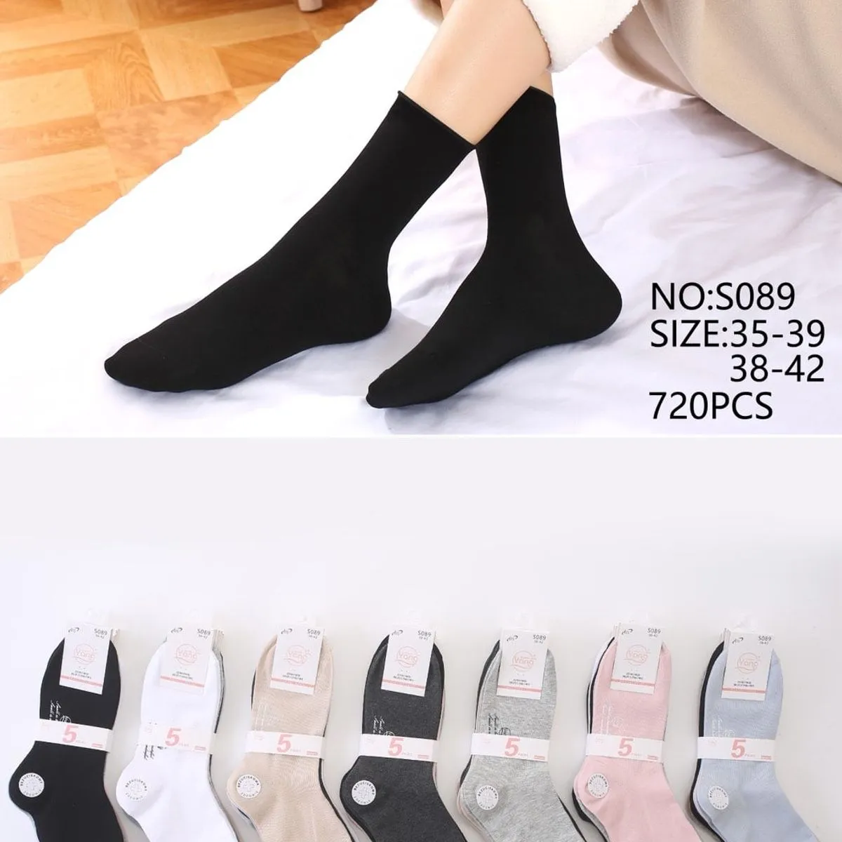 Skarpetki damskie Yang Socks NO-S089 rozmiary