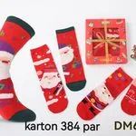 Zestaw Prezent Skarpetki Damskie Świąteczne Santa