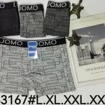 Bokserki męskie JOMO szare wzór geometryczny L-XXXXXL