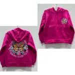 Komplet Dziecięcy Bluza Hoodie z Motylami 5-8L