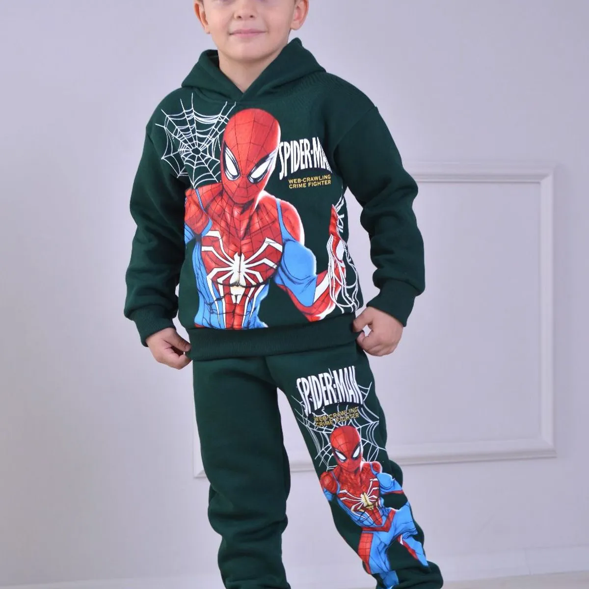 Komplet Dziecięcy Spider-Man 3-10L z Kapturem