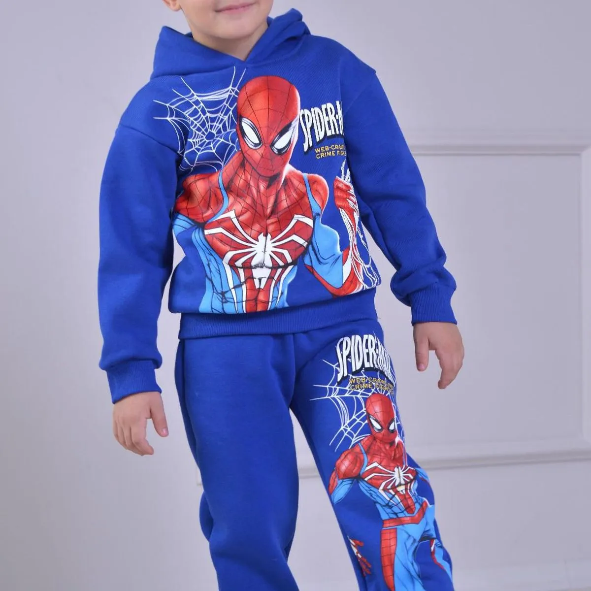 Komplet Dziecięcy Spider-Man Granatowy 3-10L