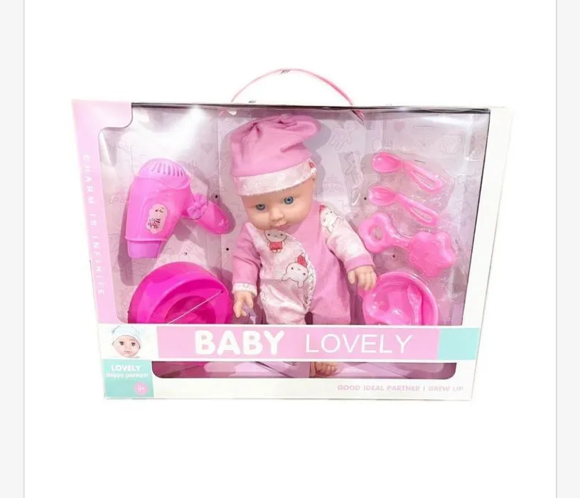 Zabawka Lalka Baby Lovely z akcesoriami