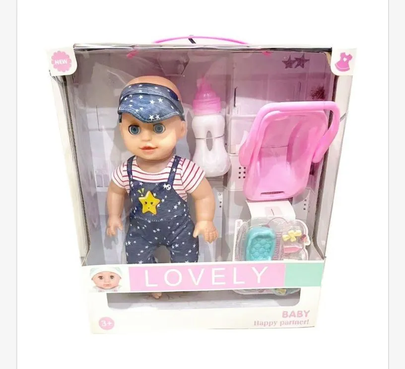 Zabawka Lalka Lovely Happy Baby z akcesoriami