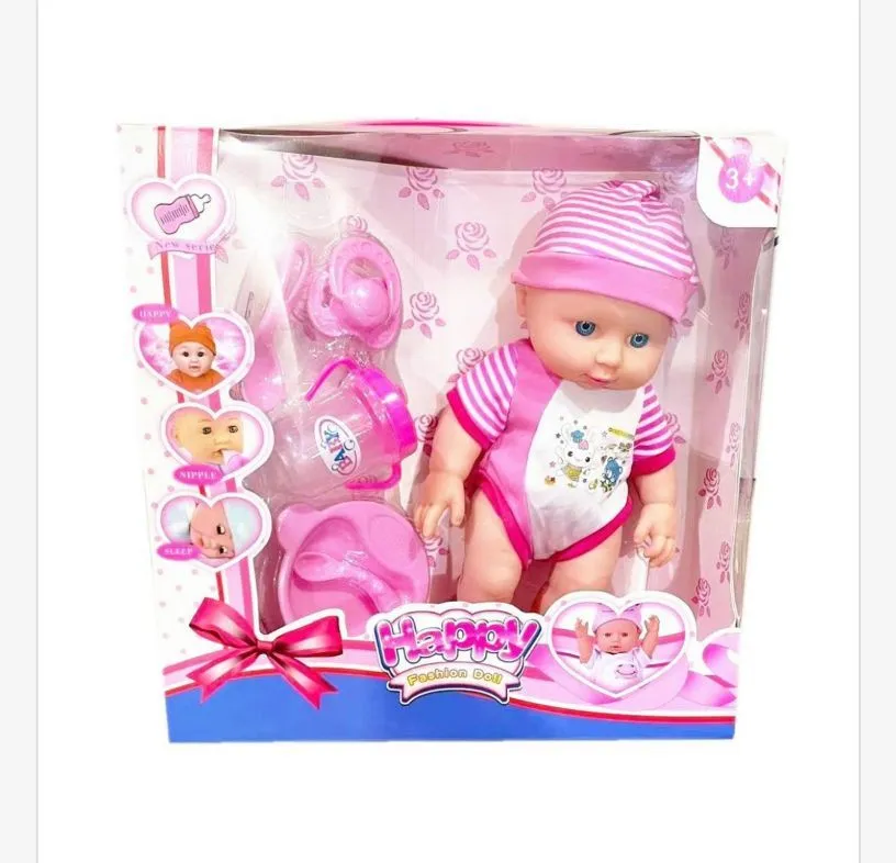 Zabawka Lalka Happy Doll Fashion Baby z akcesoriami