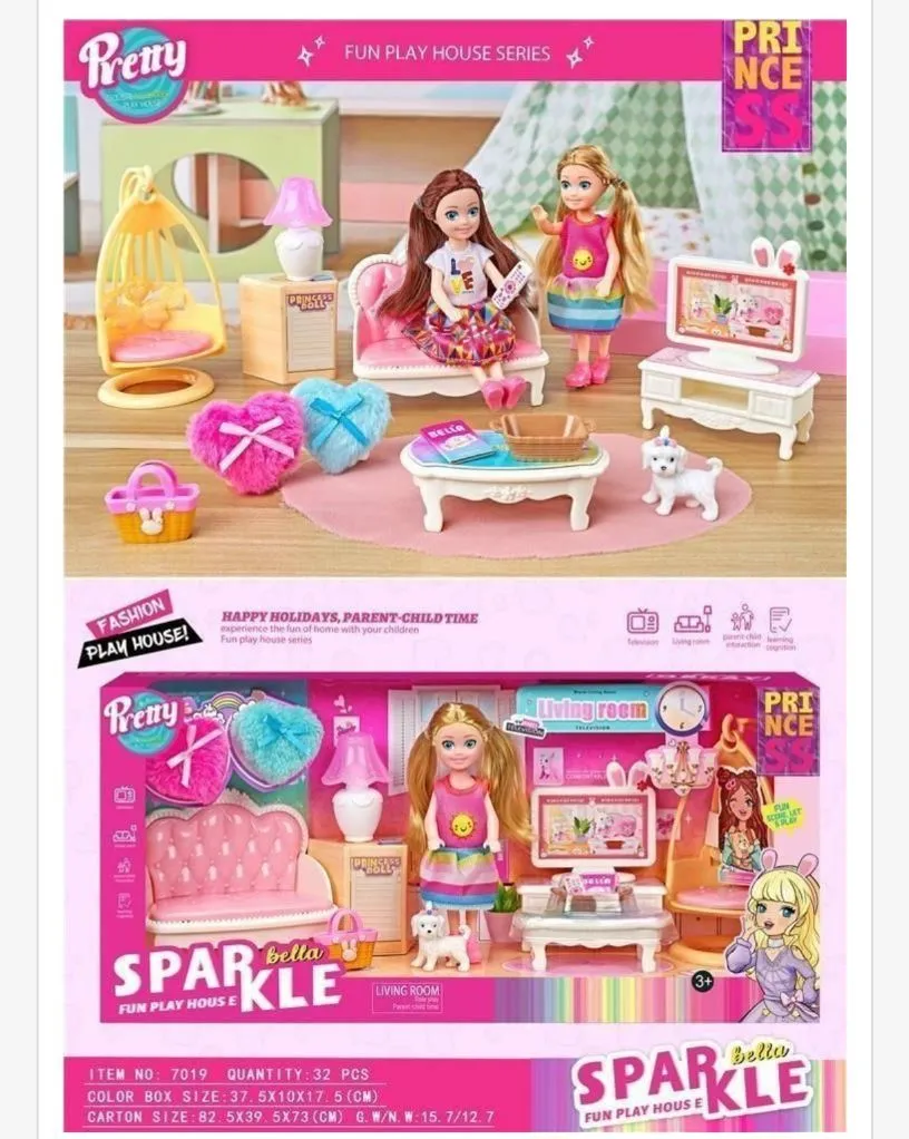 Zabawka lalka Sparkle Bella z akcesoriami PRINCE