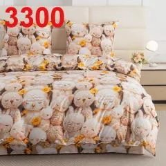 Komplet Pościeli 160/200 z Kotkami 3el