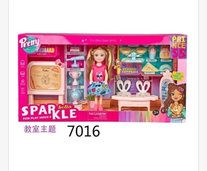 Zabawka lalka Sparkle Bella Fun Classroom 7016